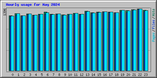 Hourly usage for May 2024